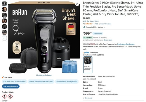 Braun series pro 9690cce - braun,