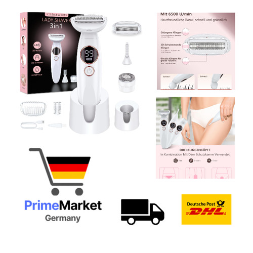 Damenrasierer 3in1