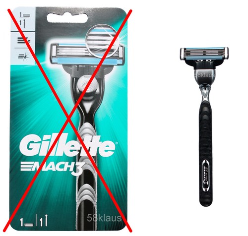 Gillette mach3 rasierer mach - mach, 3