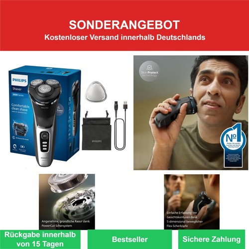 Philips rasierer series 3000 - philips,
