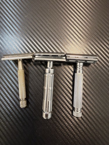Vintage rasierhobel safety - 3x,